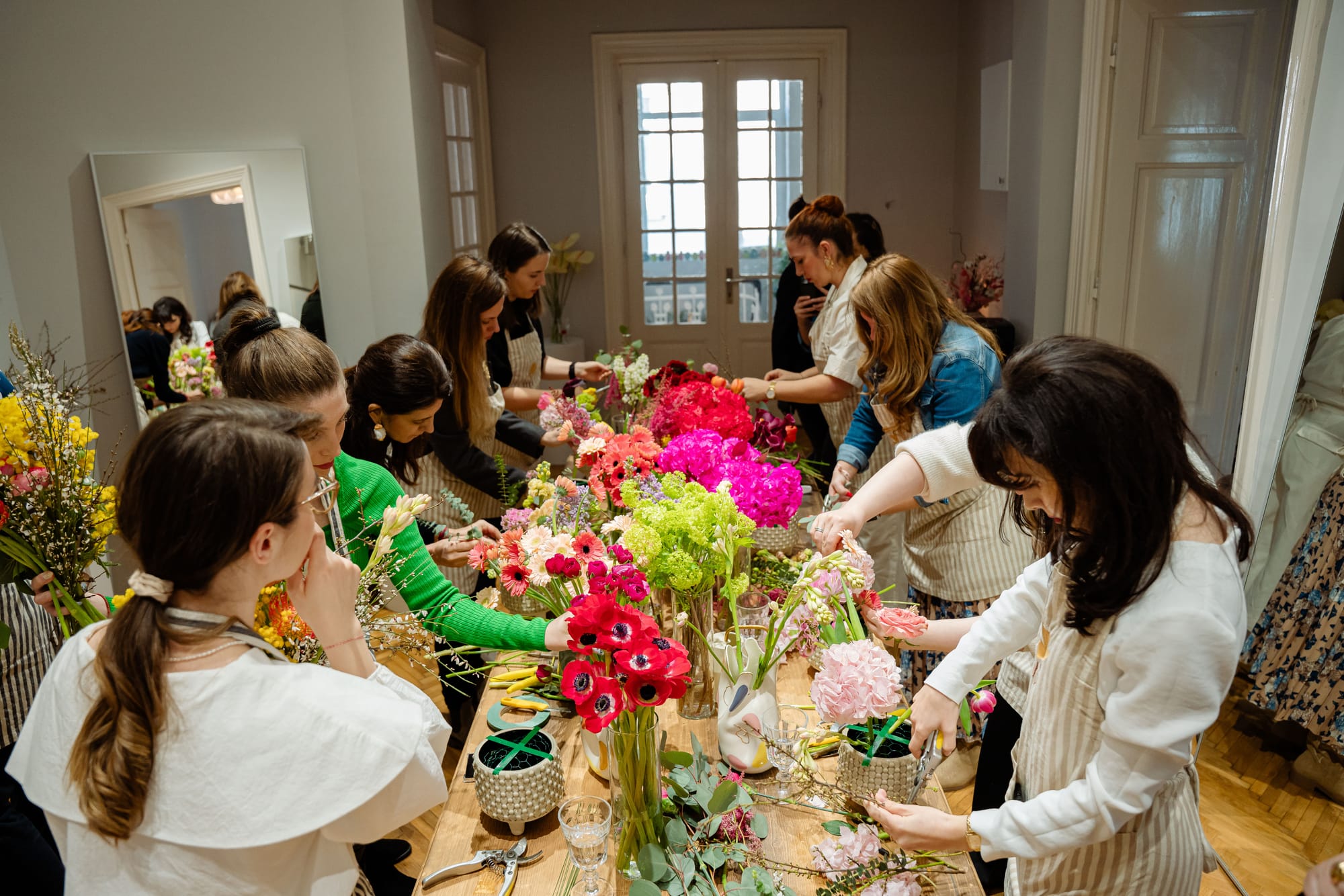 The Blooming After 30s Flower Workshop was a blast